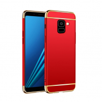 Mofi Plastový kryt pro Samsung Galaxy A8 Plus (2018) - červený