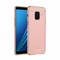 Mofi Plastový kryt pro Samsung Galaxy A8 Plus (2018) - růžovozlatý
