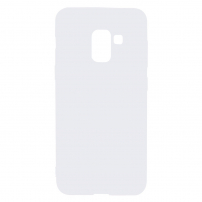 Silikonový kryt pro Samsung Galaxy A8 (2018) - bílý