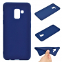 Silikonový kryt pro Samsung Galaxy A8 (2018) - tmavěmodrý