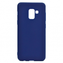 Silikonový kryt pro Samsung Galaxy A8 (2018) - tmavěmodrý