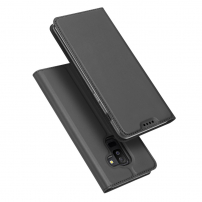 Dux Ducis Skin Pro flipové pouzdro pro Samsung Galaxy A6 Plus (2018) - šedé