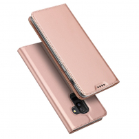 Dux Ducis Skin Pro flipové pouzdro pro Samsung Galaxy A6 Plus (2018) - růžovozlaté