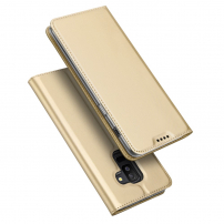 Dux Ducis Skin Pro flipové pouzdro pro Samsung Galaxy A6 Plus (2018) - zlaté