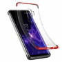 Baseus Armor plastový kryt čirý pro Samsung Galaxy S9 - červený 