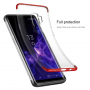 Baseus Armor plastový kryt čirý pro Samsung Galaxy S9 - červený 