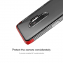 Baseus Armor plastový kryt čirý pro Samsung Galaxy S9 - červený 