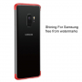 Baseus Armor plastový kryt čirý pro Samsung Galaxy S9 - červený 