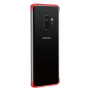 Baseus Armor plastový kryt čirý pro Samsung Galaxy S9 - červený 