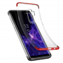 Baseus Armor plastový kryt čirý pro Samsung Galaxy S9 Plus - červený 