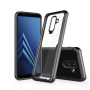 Nárazuvzdorný kryt čirý pro Samsung Galaxy A6 Plus (2018) - černý