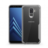 Nárazuvzdorný kryt čirý pro Samsung Galaxy A6 Plus (2018) - šedý