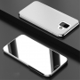 Zrcadlový pokovený kryt pro Samsung Galaxy A6 (2018) - stříbrný