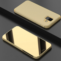 Zrcadlový pokovený kryt pro Samsung Galaxy A6 (2018) - zlatý