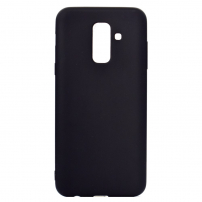 Silikonový kryt pro Samsung Galaxy A6 Plus (2018) - černý