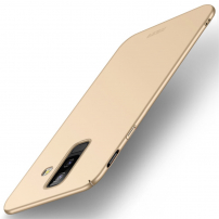 Mofi Plastový kryt pro Samsung Galaxy A6 Plus (2018) - zlatý