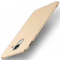 Mofi Plastový kryt pro Samsung Galaxy A6 (2018) - zlatý