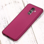 X-Level Plastový matný kryt pro Samsung Galaxy A6 Plus (2018) - vínový