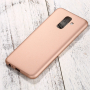 X-Level Plastový matný kryt pro Samsung Galaxy A6 Plus (2018) - zlatý