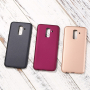 X-Level Plastový matný kryt pro Samsung Galaxy A6 Plus (2018) - zlatý