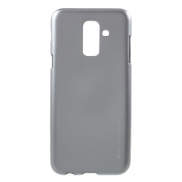 Goospery Jelly plastový kryt pro Samsung Galaxy A6 Plus (2018) - šedý