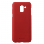 Goospery Matte Plastový kryt pro Samsung Galaxy J6 (2018) - červený