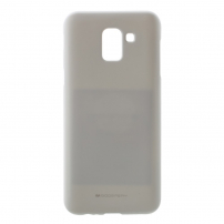 Goospery Matte Plastový kryt pro Samsung Galaxy J6 (2018) - bílý