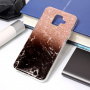 Plastový kryt mramor pro Samsung Galaxy A6 (2018) - hnědočerný