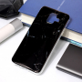 Plastový kryt mramor pro Samsung Galaxy A6 (2018) - černý