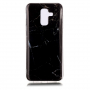 Plastový kryt mramor pro Samsung Galaxy A6 Plus (2018) - černý