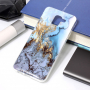 Plastový kryt mramor pro Samsung Galaxy J6 (2018) - modrý