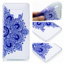 Plastový kryt modrá mandala pro Samsung Galaxy Note 9 - transparentní