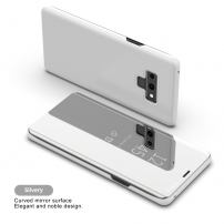 Zrcadlový pokovený kryt pro Samsung Galaxy Note 9 - stříbrný