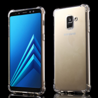 Nárazuvzdorný kryt pro Samsung Galaxy A8 Plus (2018) - transparentní