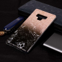 Plastový kryt mramor pro Samsung Galaxy Note 9 - hnědočerný