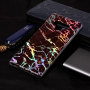 Plastový kryt holografický mramor pro Samsung Galaxy Note 9 - černý