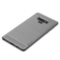 Ipaky plastový kryt s broušenou texturou pro Samsung Galaxy Note 9 - šedý
