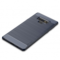 Ipaky plastový kryt s broušenou texturou pro Samsung Galaxy Note 9 - tmavěmodrý