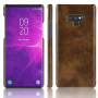 Litchi Skin kožený kryt pro Samsung Galaxy Note 9 - hnědý