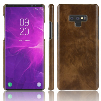 Litchi Skin kožený kryt pro Samsung Galaxy Note 9 - hnědý