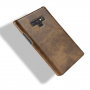 Litchi Skin kožený kryt pro Samsung Galaxy Note 9 - hnědý