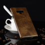 Litchi Skin kožený kryt pro Samsung Galaxy Note 9 - hnědý