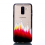 Plastový embosovaný kryt les pro Samsung Galaxy A6 Plus (2018) - průhledný
