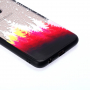 Plastový embosovaný kryt les pro Samsung Galaxy A6 Plus (2018) - průhledný