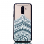 Plastový embosovaný kryt lotus pro Samsung Galaxy A6 Plus (2018) - průhledný