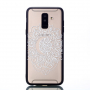 Plastový embosovaný kryt mandala pro Samsung Galaxy A6 Plus (2018) - průhledný