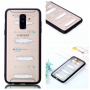 Plastový embosovaný kryt šípy pro Samsung Galaxy A6 Plus (2018) - průhledný