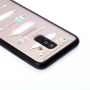 Plastový embosovaný kryt šípy pro Samsung Galaxy A6 Plus (2018) - průhledný