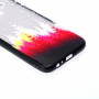 Plastový embosovaný kryt les pro Samsung Galaxy A6 (2018) - průhledný