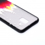 Plastový embosovaný kryt les pro Samsung Galaxy A6 (2018) - průhledný